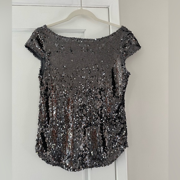 Free People Late Last Night Sequin Top - Picture 6 of 12